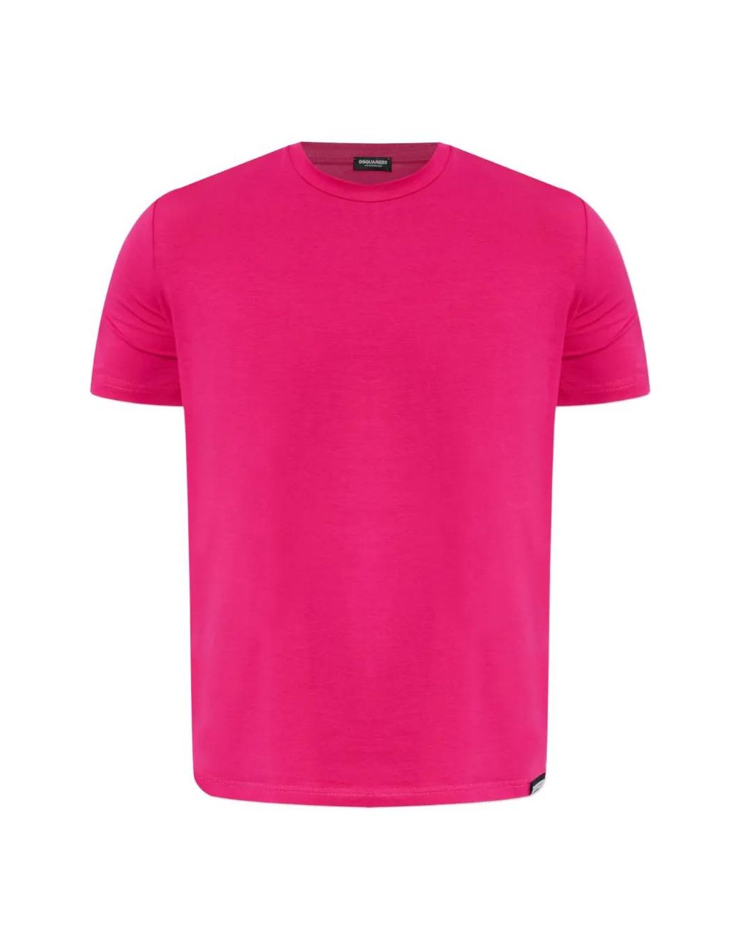 DSquared² Pink Logo-Print Crew-Neck T-Shirt for men