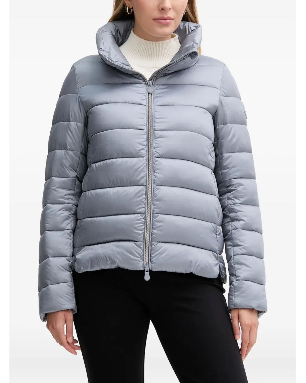 Save The Duck Gray Elsie Padded Jacket