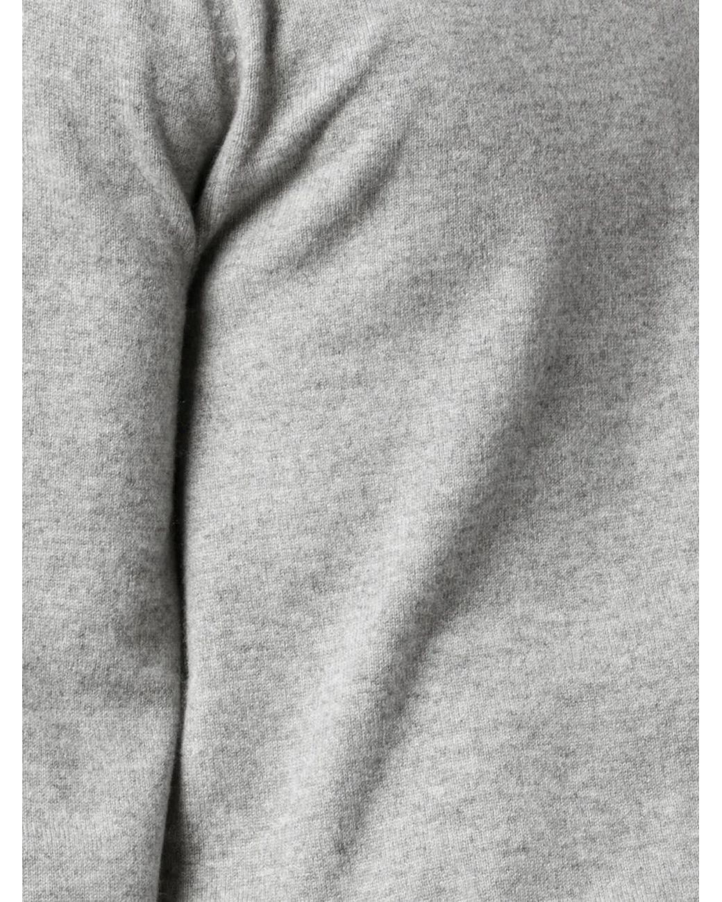 Vince Gray Long-Sleeve Fitted Sweater for men