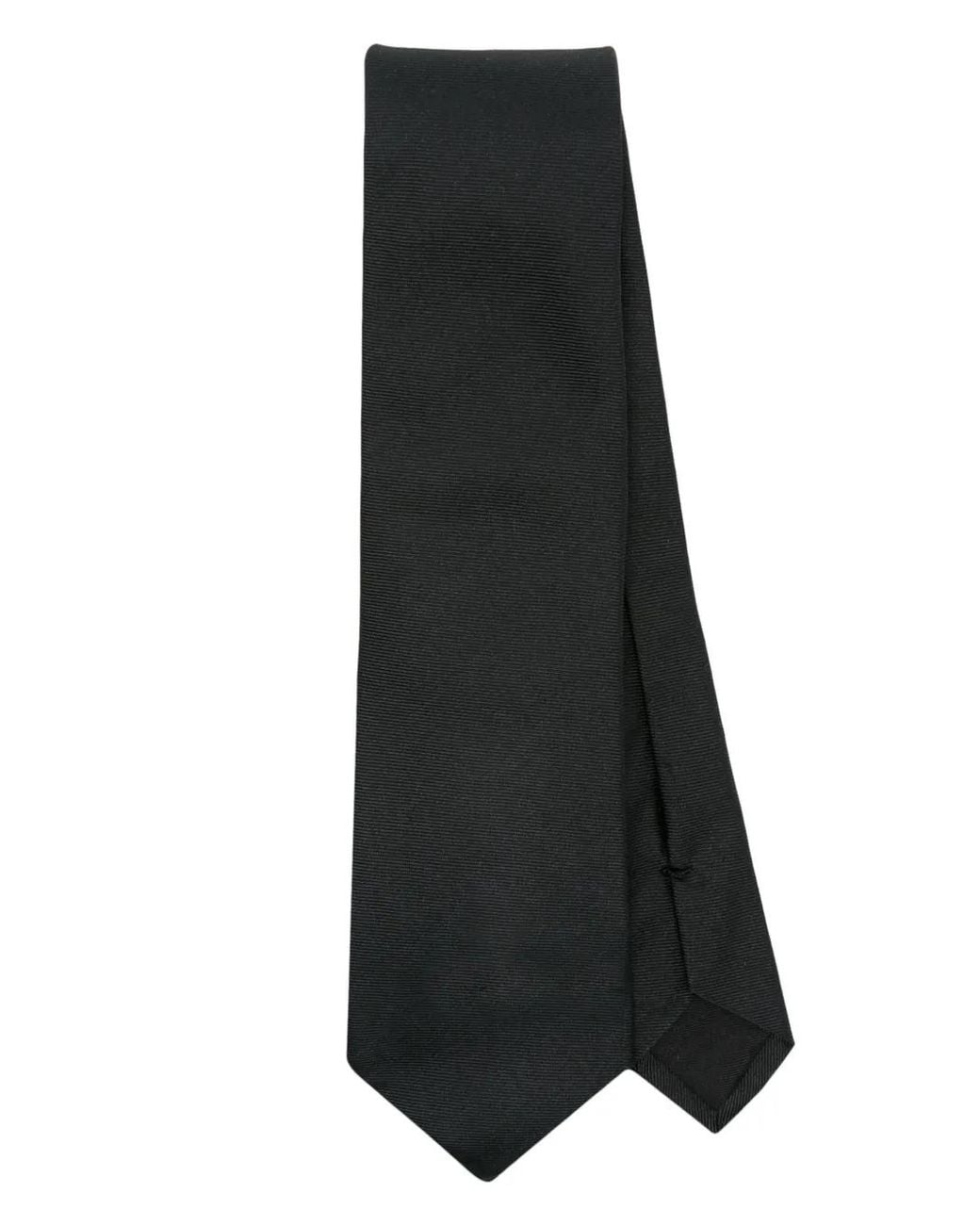 Corbata De Seda En Jacquard Versace de hombre de color Black