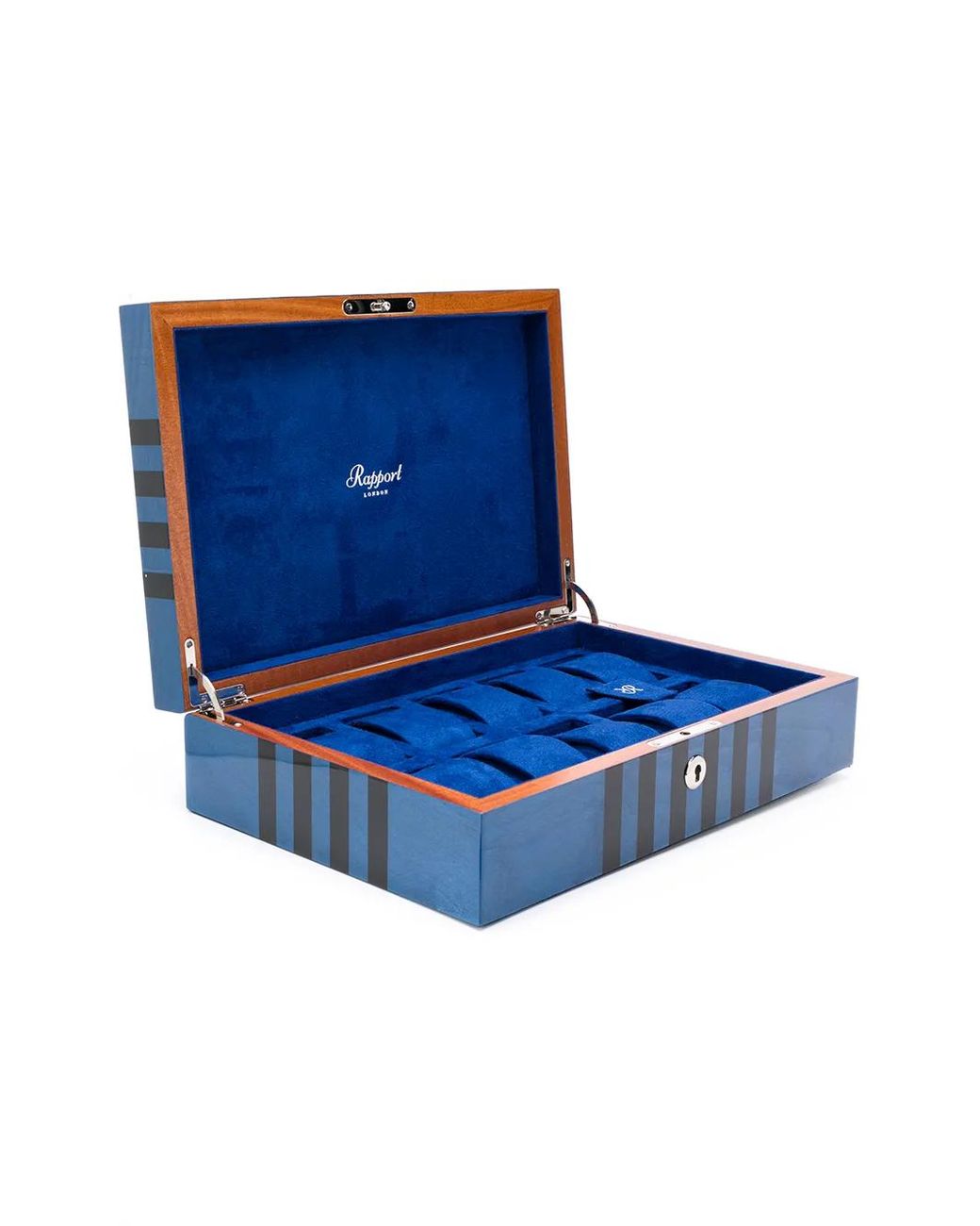 Rapport Blue Labyrinth Ten Watch Box for men