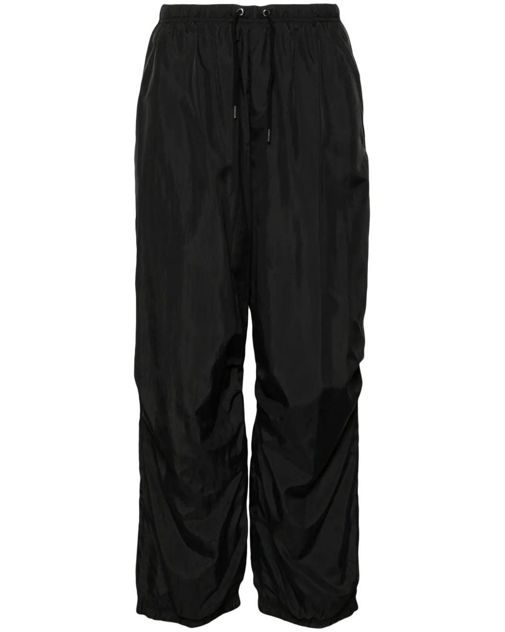 Adidas Black Parachute Recycled-Polyamide Track Trousers