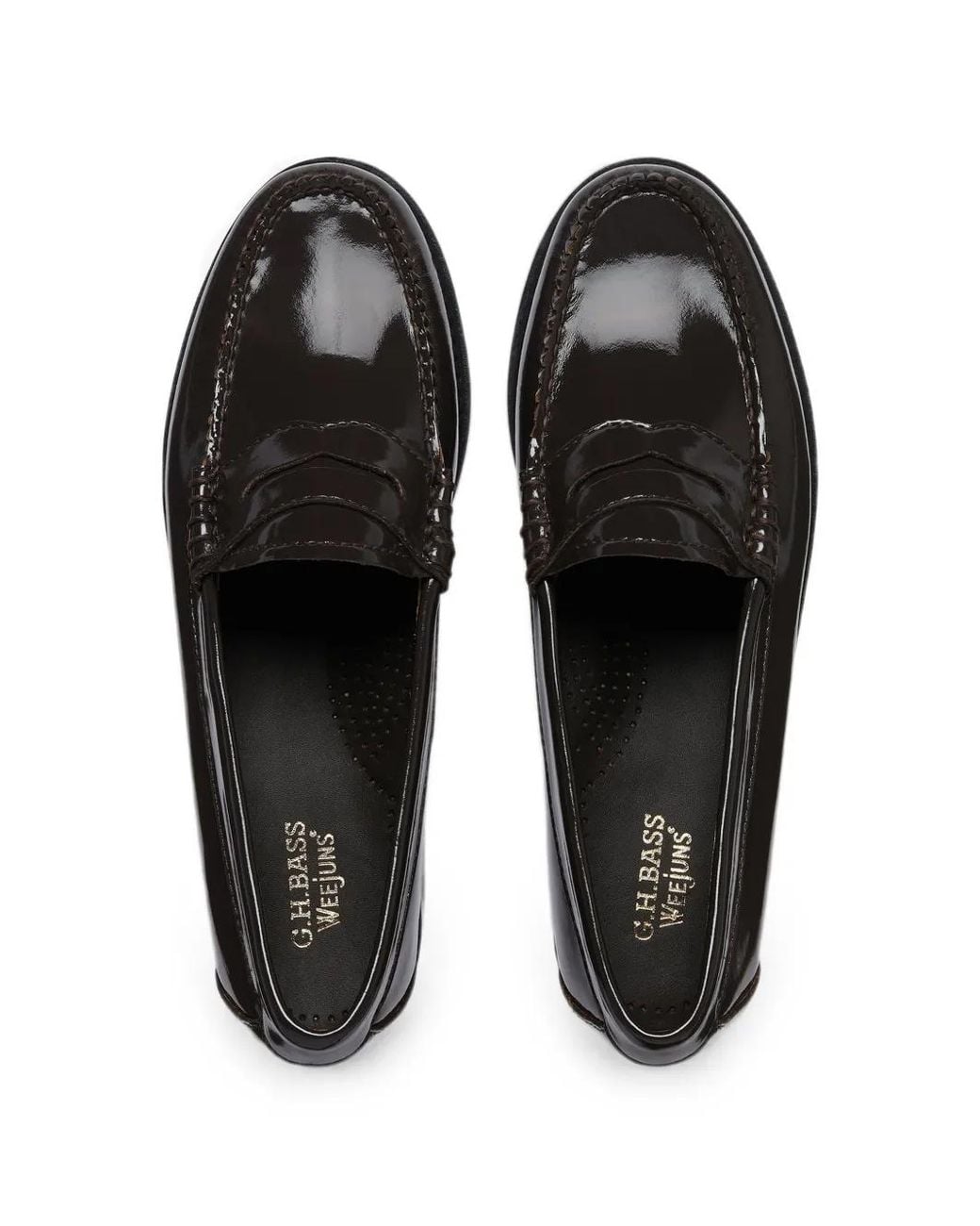 G.H.BASS Black Weejuns Loafers