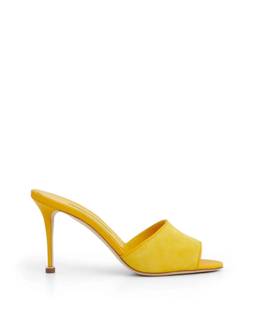 Manolo Blahnik Yellow Sandales Larache 90