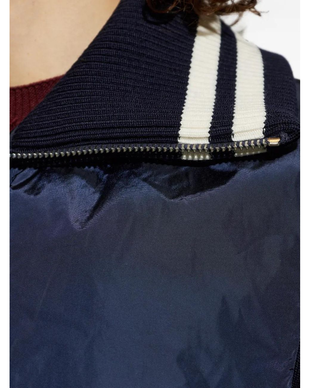 DSquared² Blue Polyamide Bordeaux Gilet Vest for men