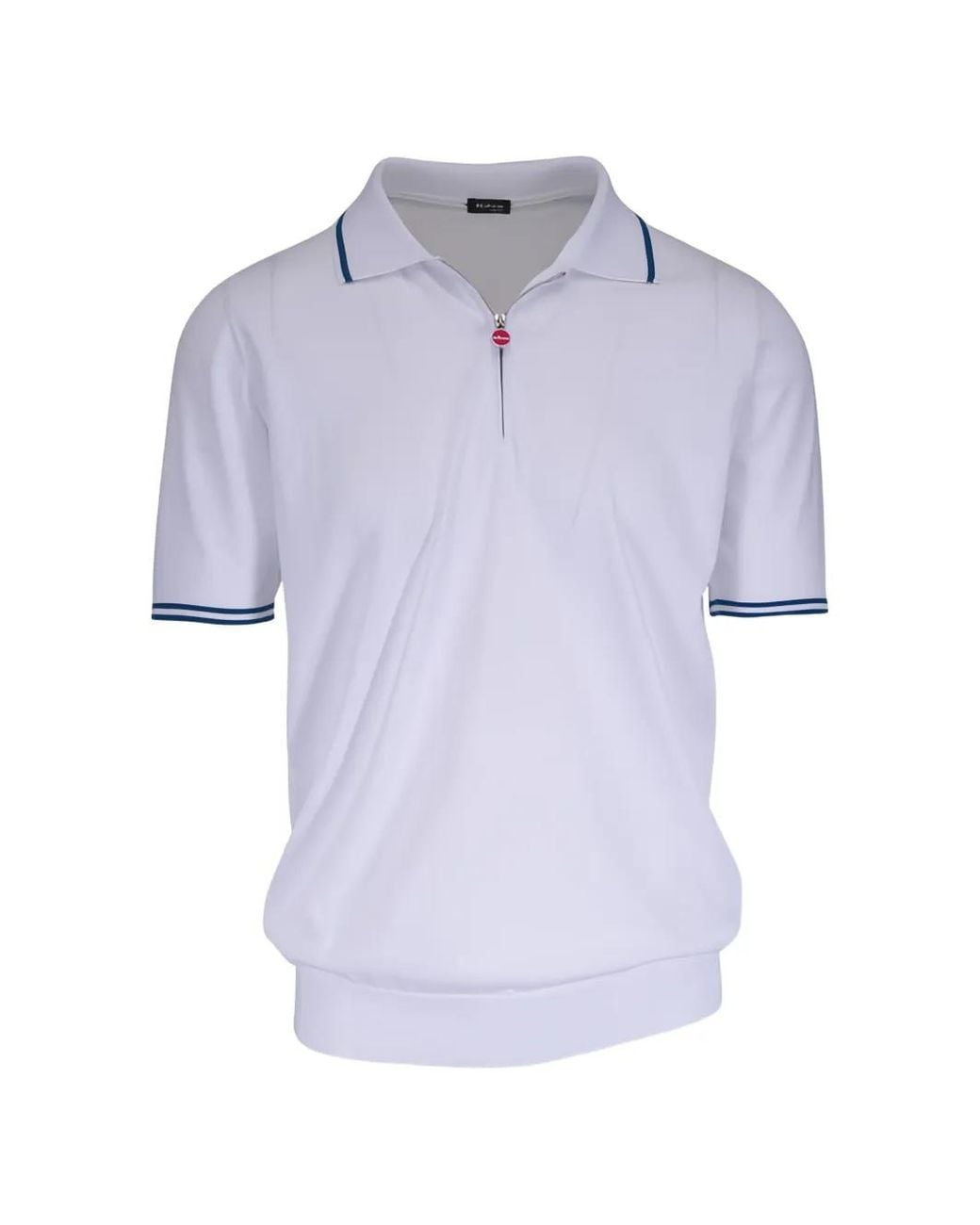 Polo Con Cremallera Kiton de hombre de color Purple