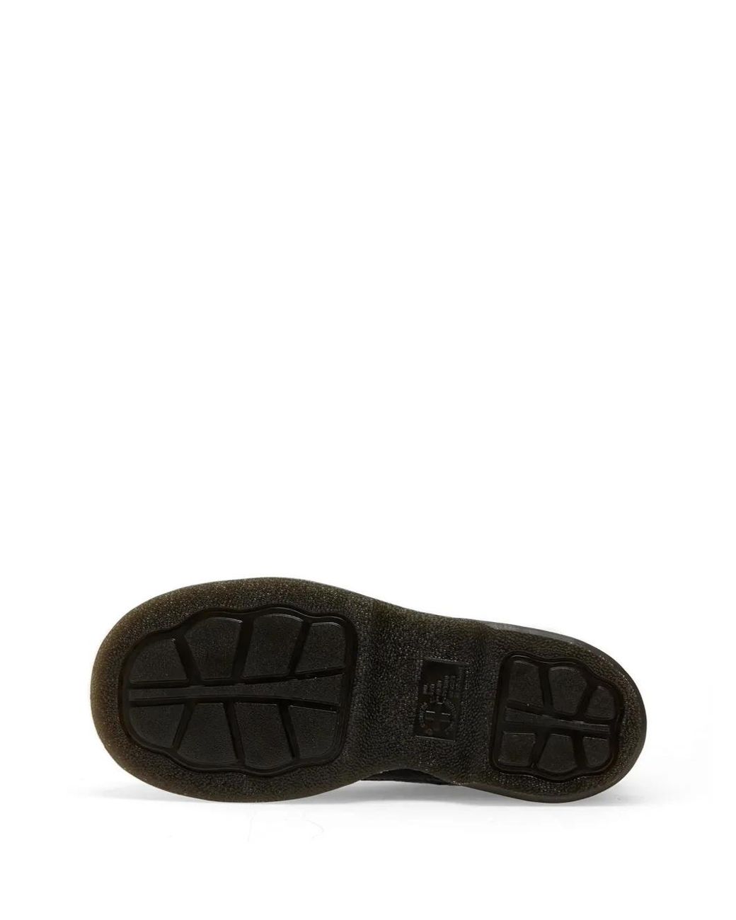 Dr. Martens Black Buzz -Eye Leather Platform Shoes