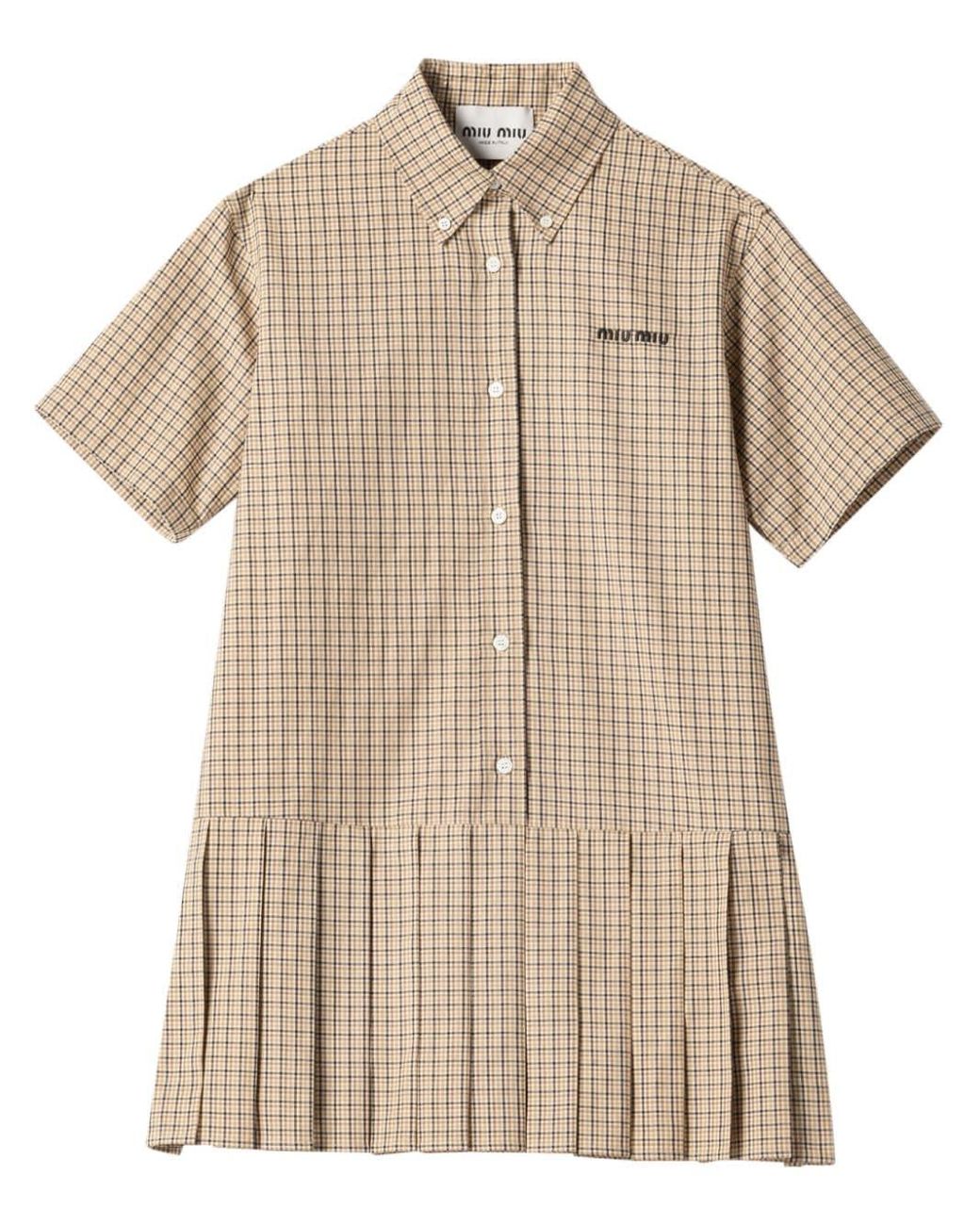 miu-miu-neutrals-Pleated-Check