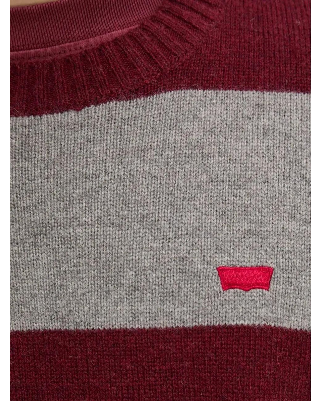 Levi's Red Sweat Rayé Original Housemark À Logo for men