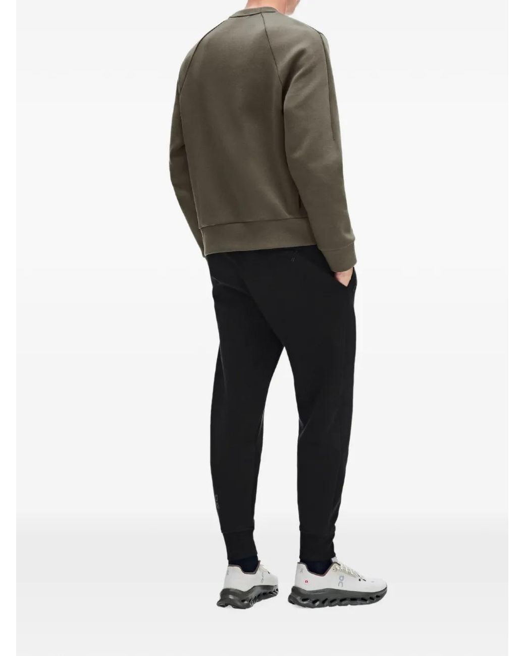 On Shoes Green Focus Tech Crew Sweater for men