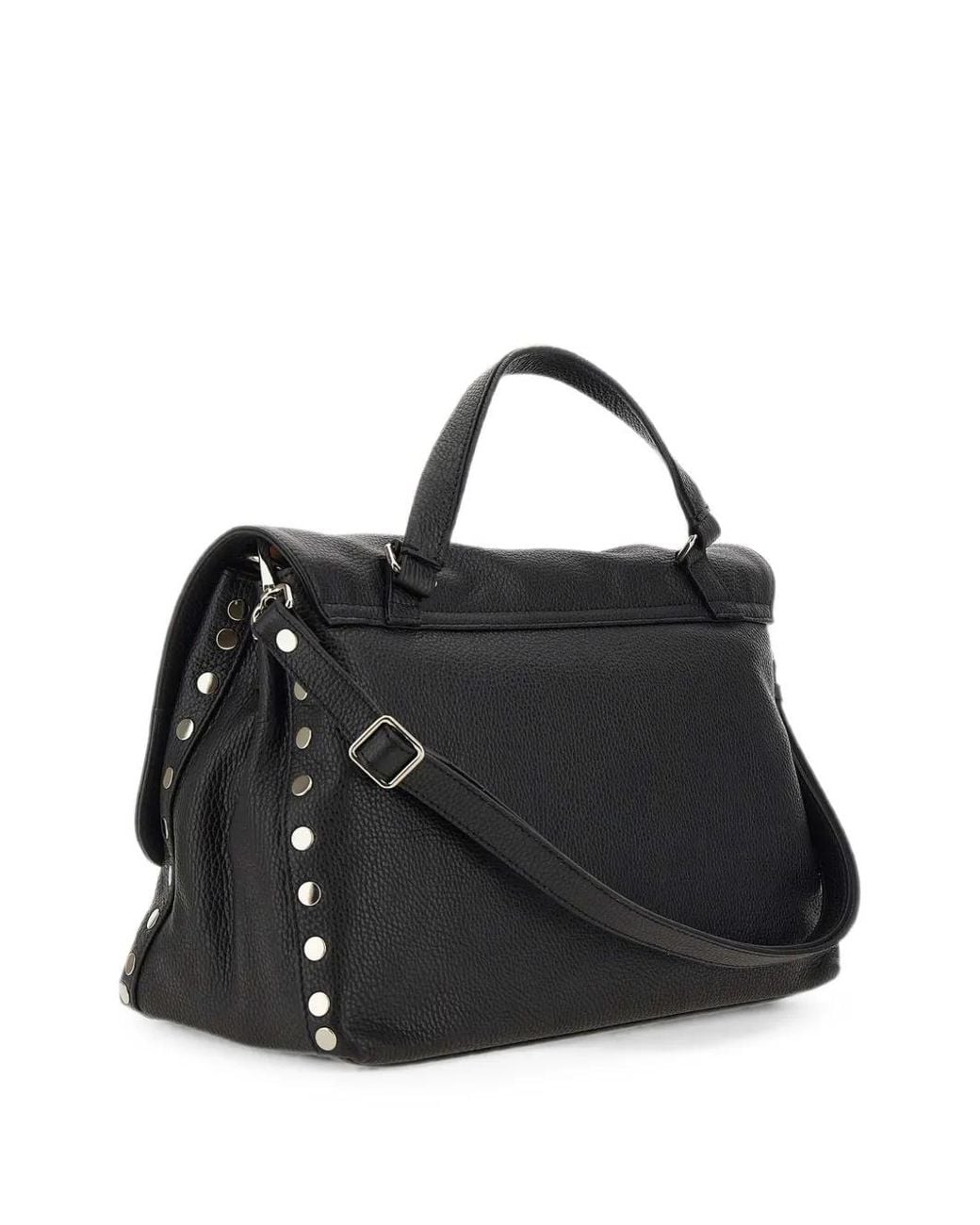Zanellato Black Medium Postina Daily Tote Bag