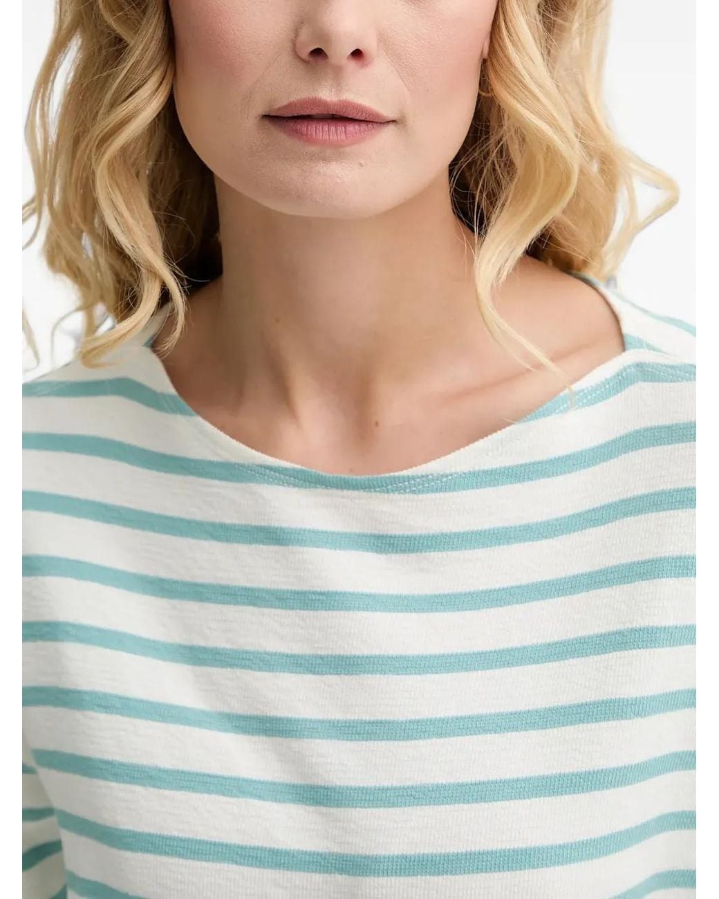 Marc O' Polo Blue Striped Short-Sleeved T-Shirt