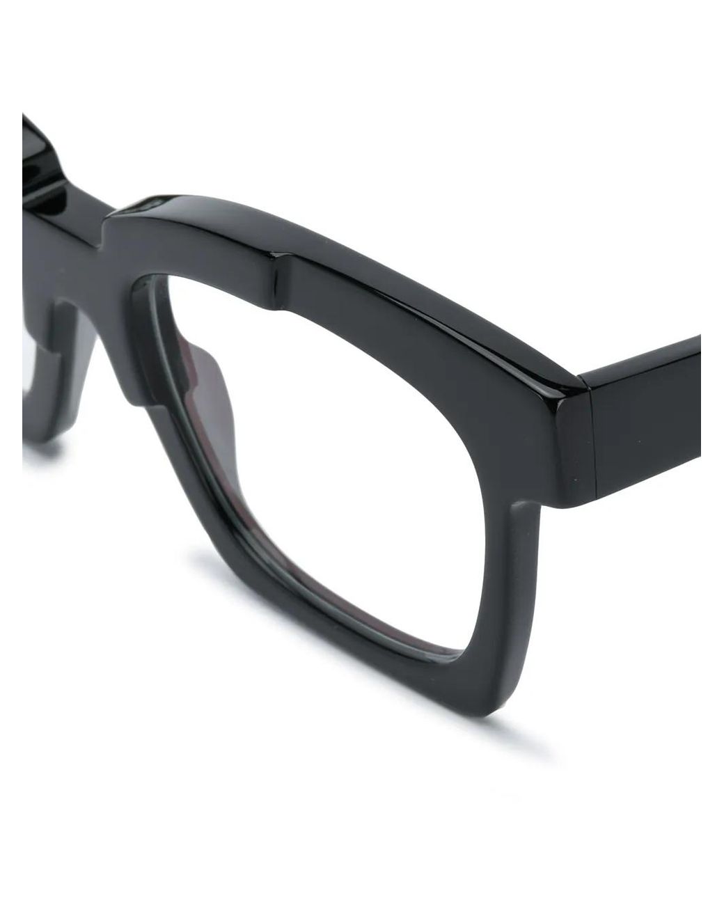 Kuboraum Black Square-Frame Acetate Eyeglasses