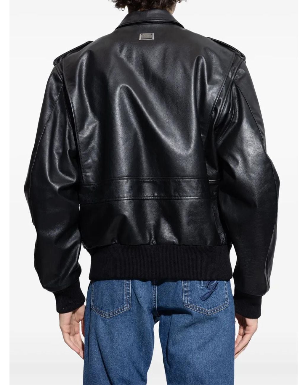 Dolce & Gabbana Black Light Jackets for men