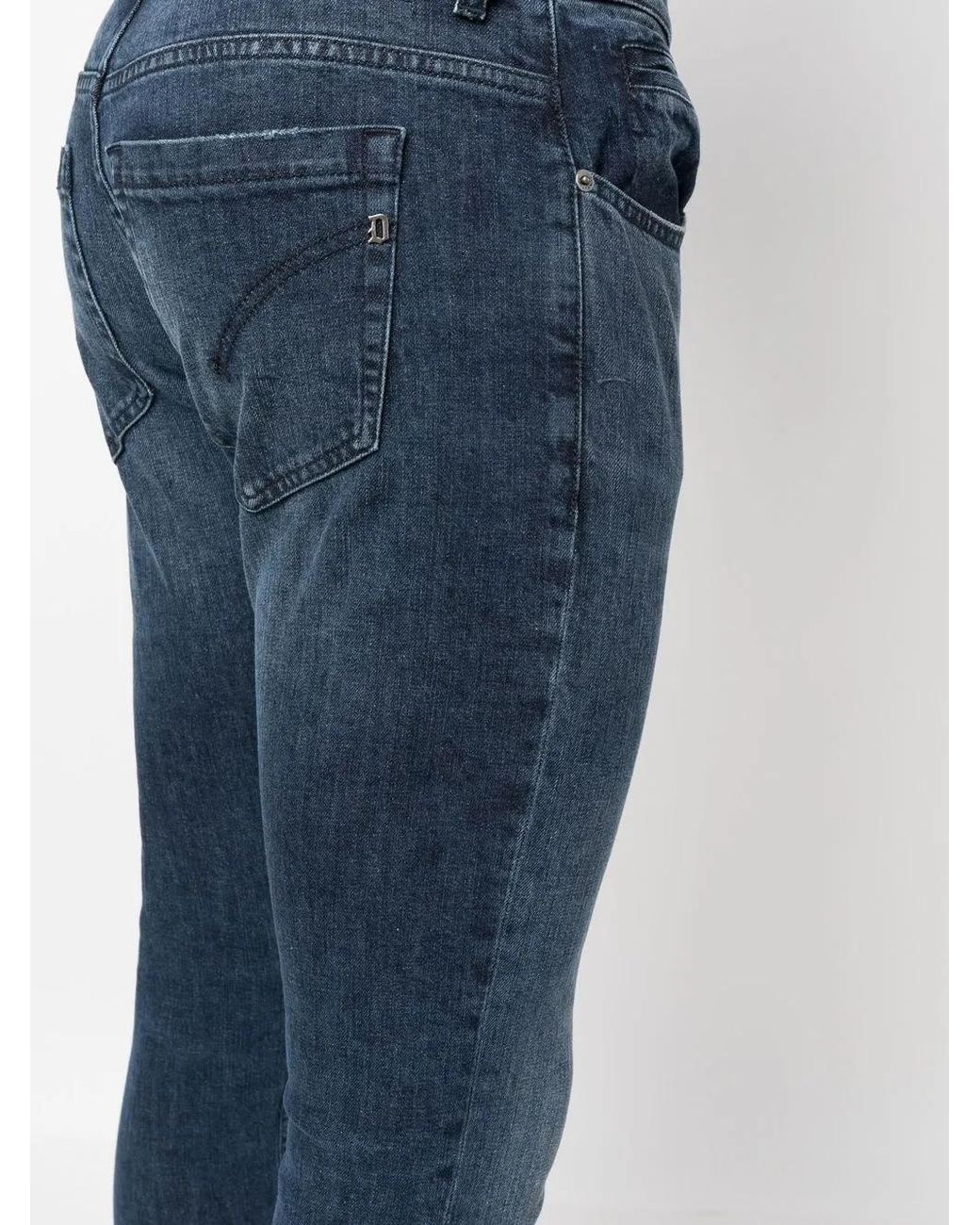 Dondup Blue Skinny-Cut Denim Jeans for men