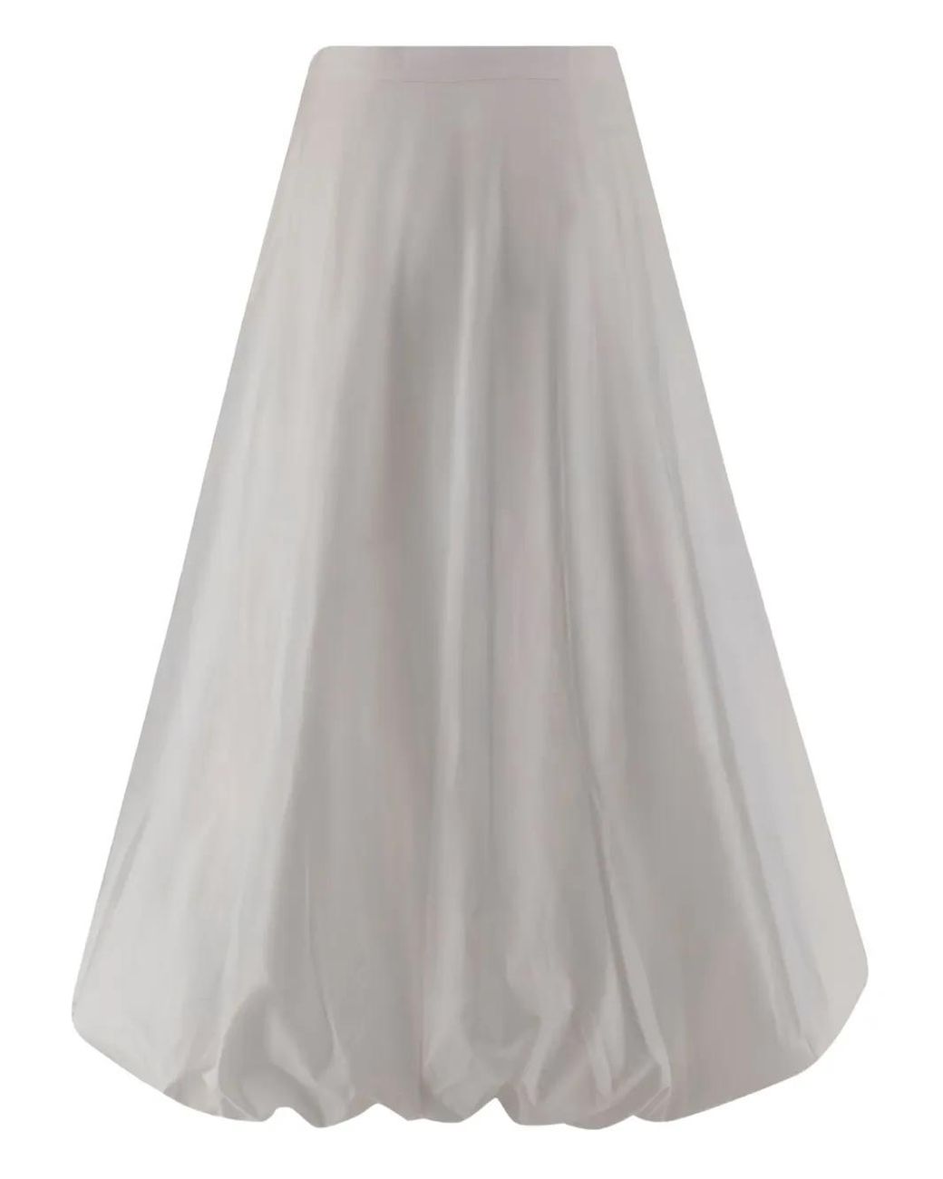 By Malene Birger Gray Balloon A-Line Skirt