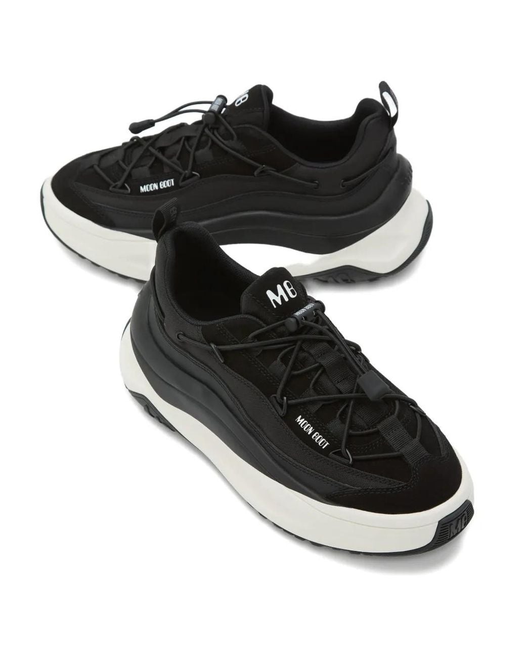 Moon Boot Black Moon247 Xlace Platform Sneakers