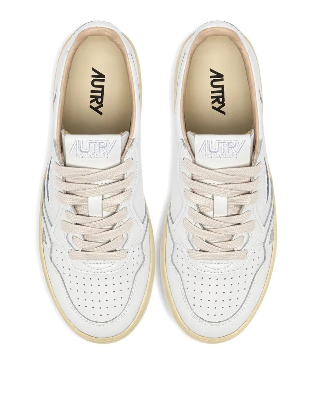 Autry White Medalist Low Sneaker