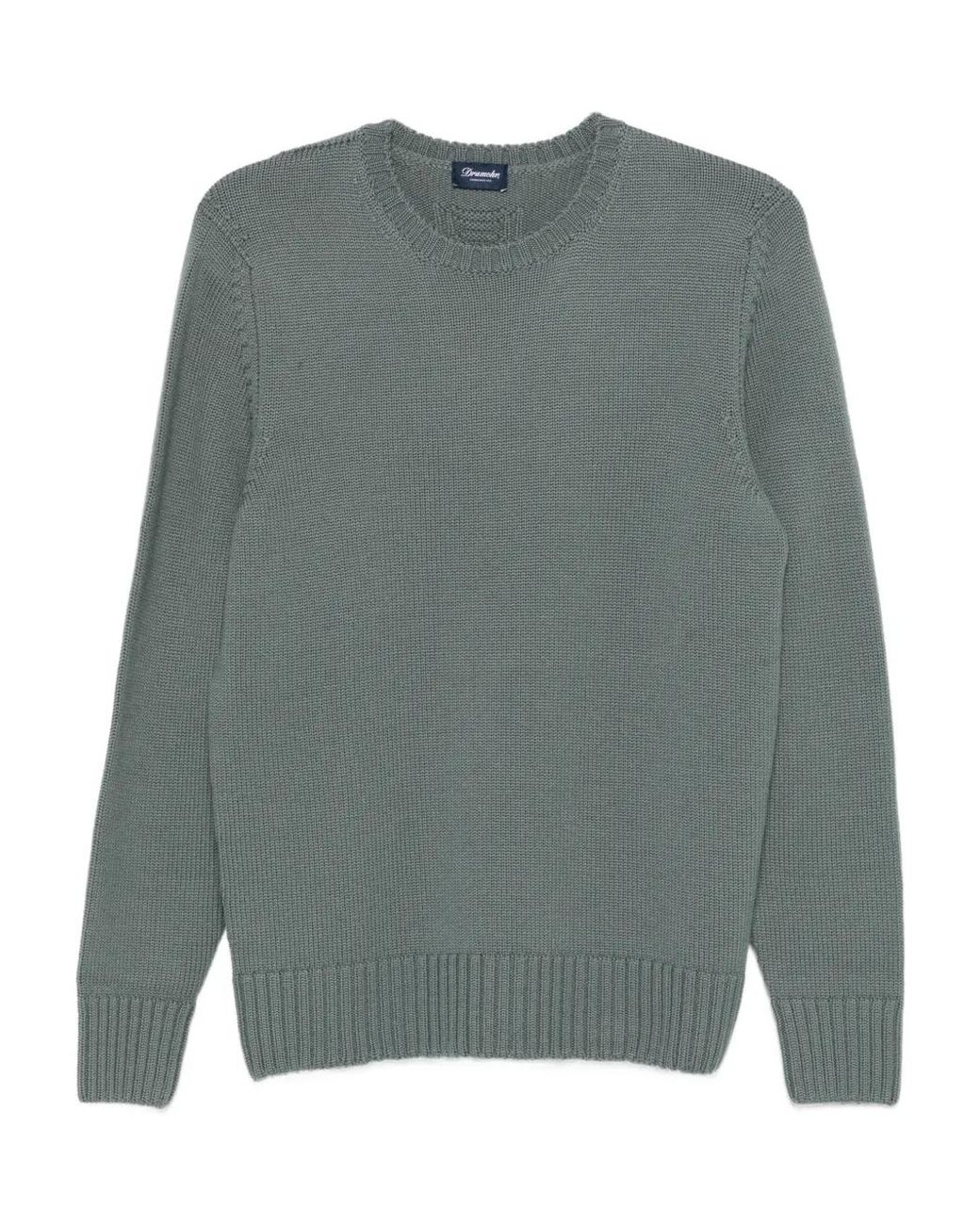 Pull À Design Côtelé Drumohr pour homme en coloris Gray