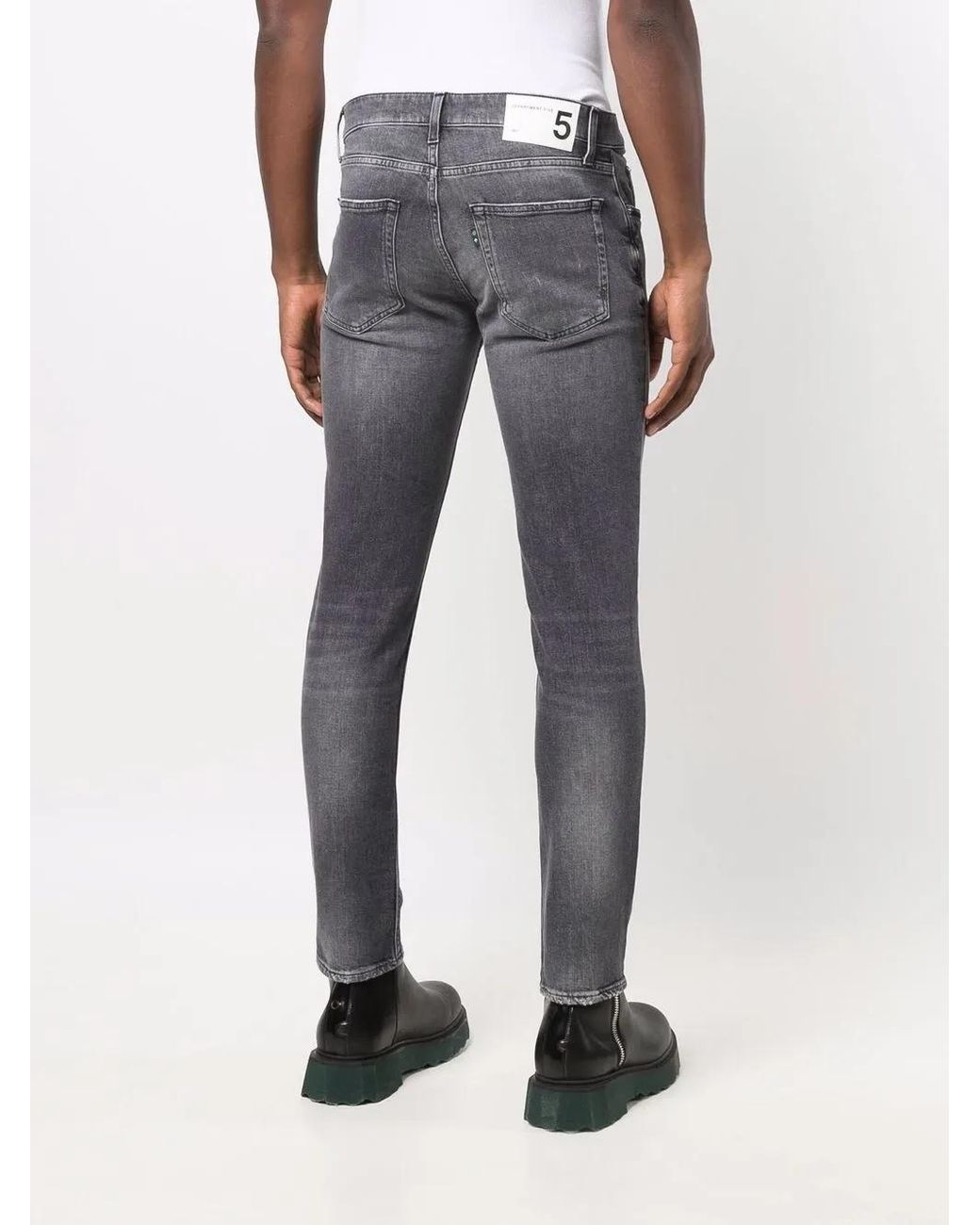 Department 5 Blue Skinny-Fit Jeans for men