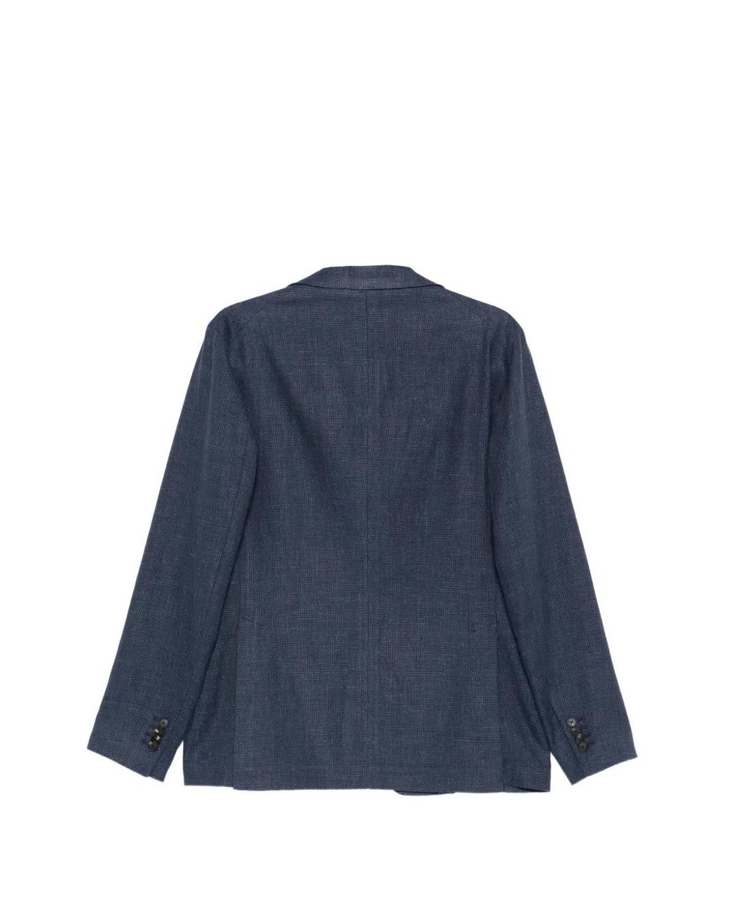 Tagliatore Blue Blazer Boutonné for men