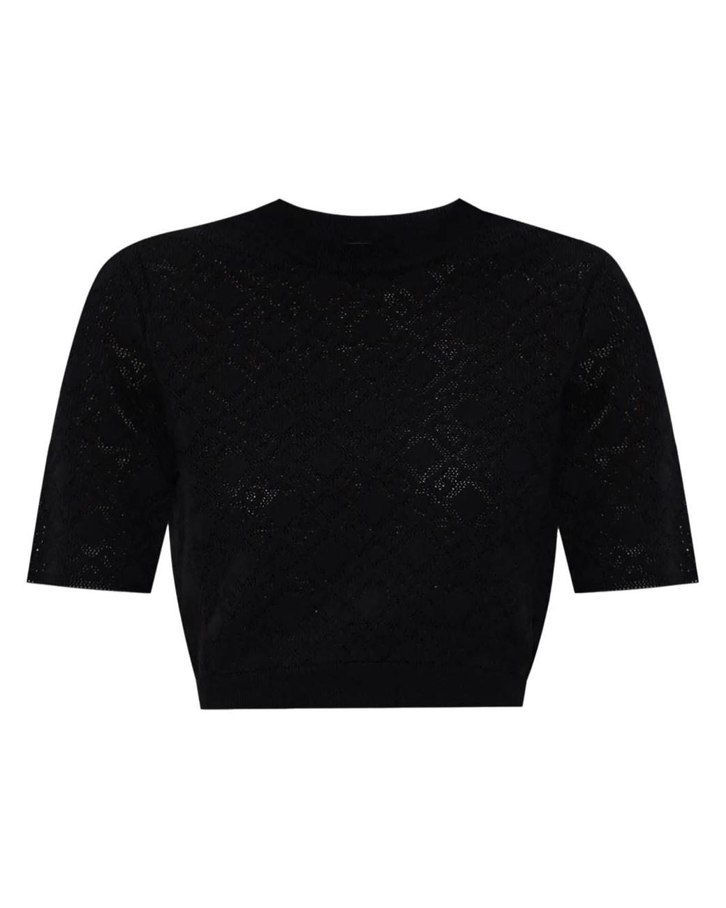 Givenchy T-Shirt Met Monogram in het Black