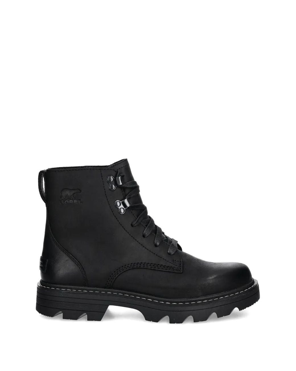 Sorel Black Bottines Revel Rd À Lacets Et Semelle Crantée