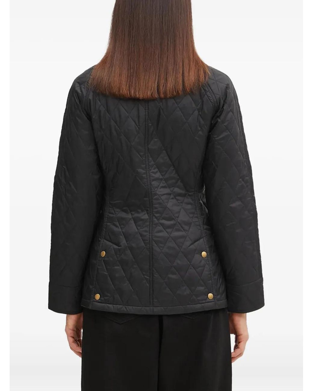 Barbour Black Beadnell Quilted Jacket