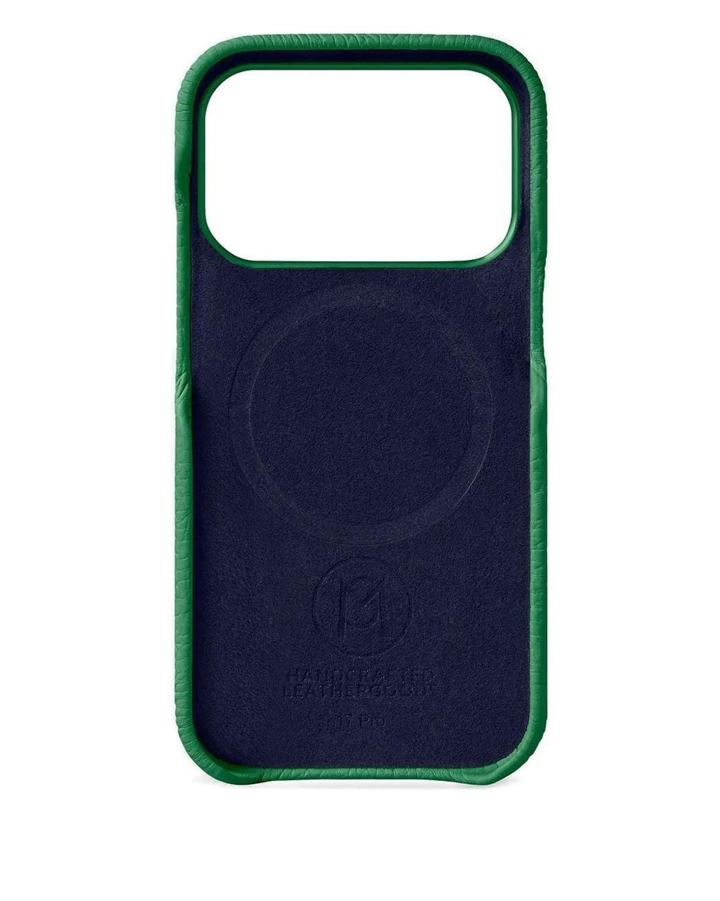 Maison De Sabre Green Leather Iphone 17 Pro Case