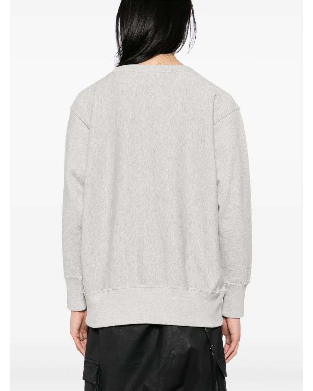 Undercover White Slogan Print Sweater for men