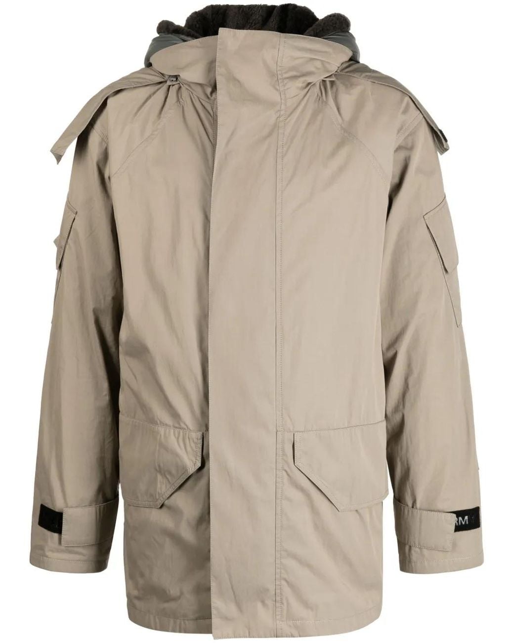 Yves Salomon Natural Reversible Hooded Parka for men