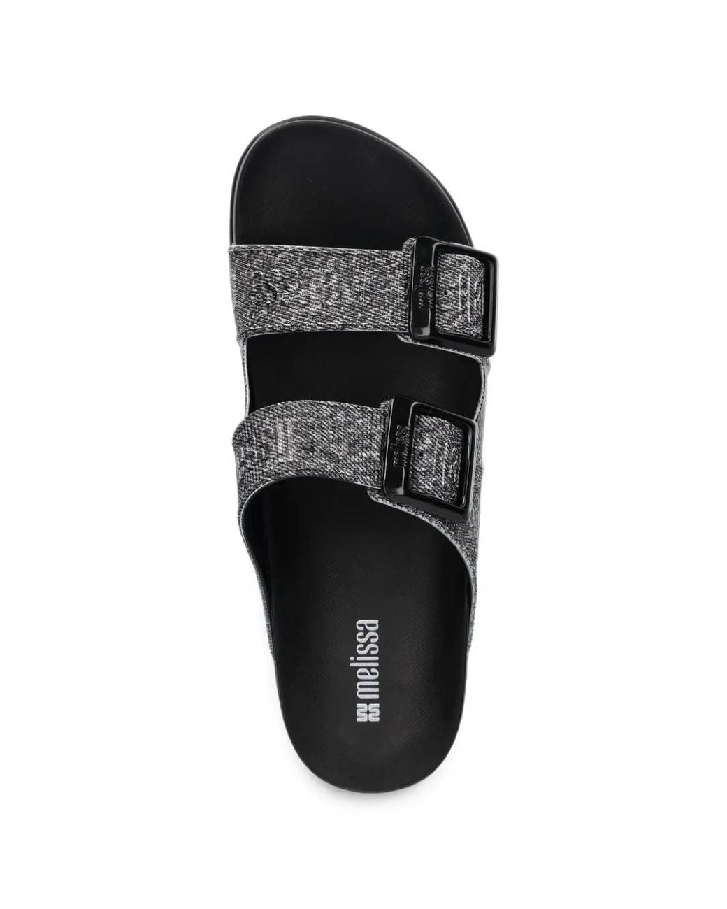 Melissa Black Claquettes Cozy M Lover À Boucle