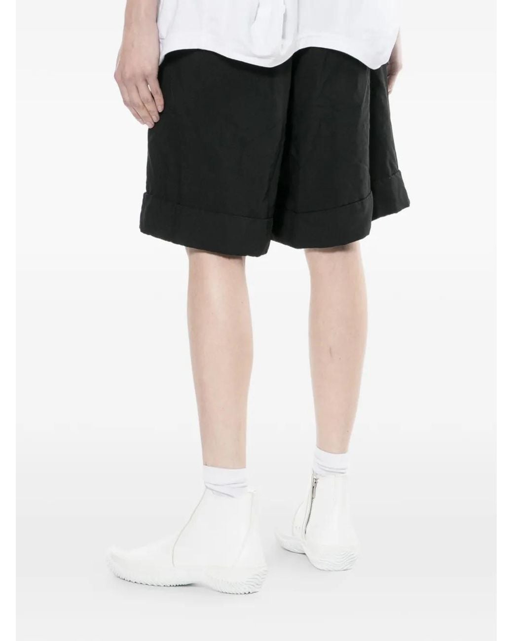 Comme des Garçons Black Ruffled Shorts