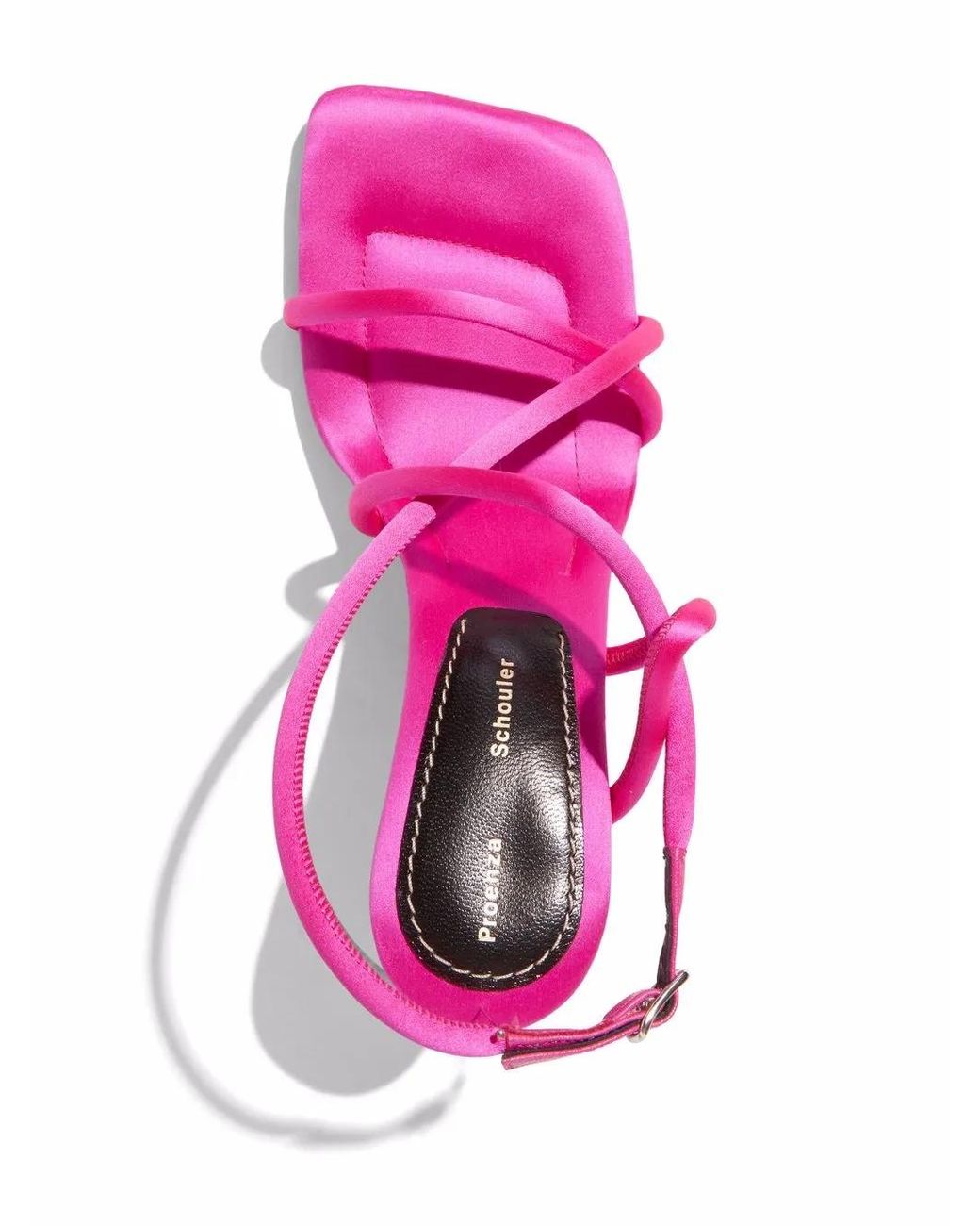 Proenza Schouler Pink Square Strappy 90Mm Sandals