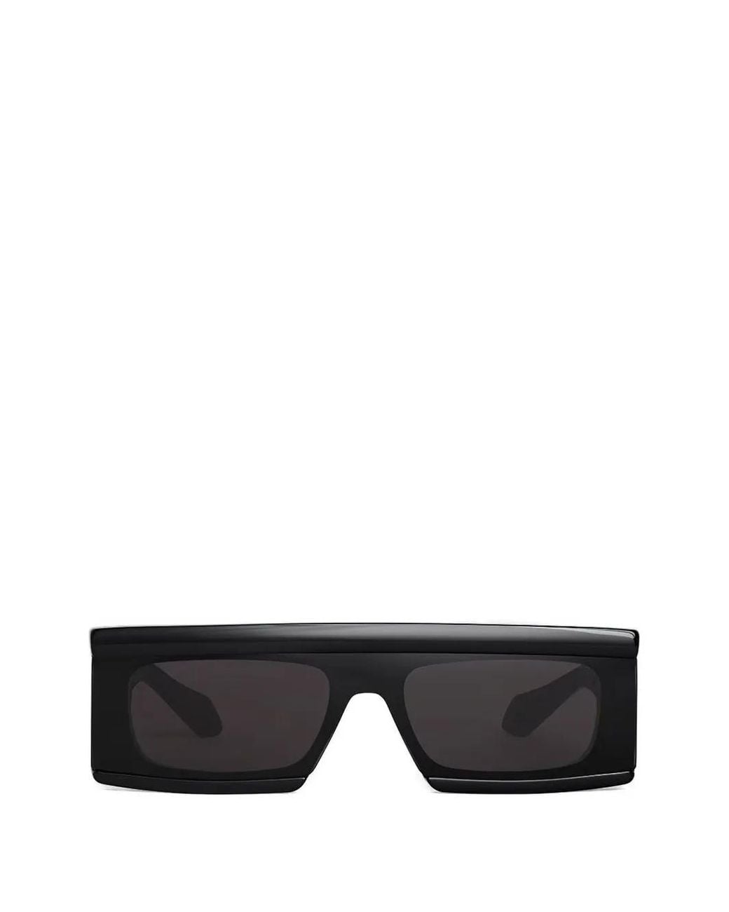 Alaïa Black Rectangle Frame Sunglasses
