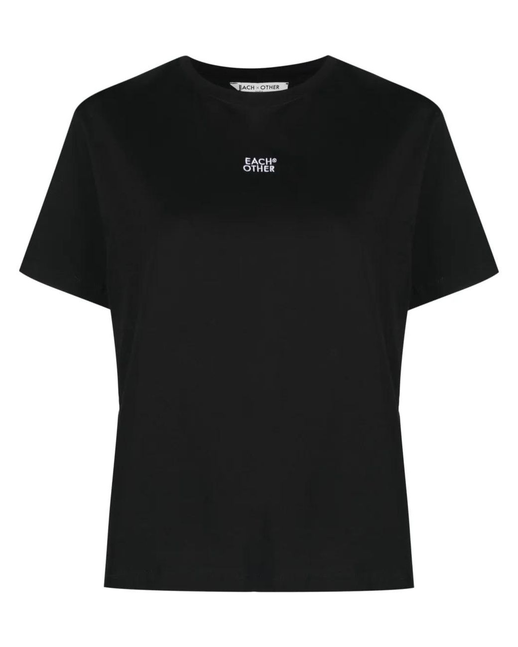 Each x Other Black Logo-Print Crew-Neck T-Shirt