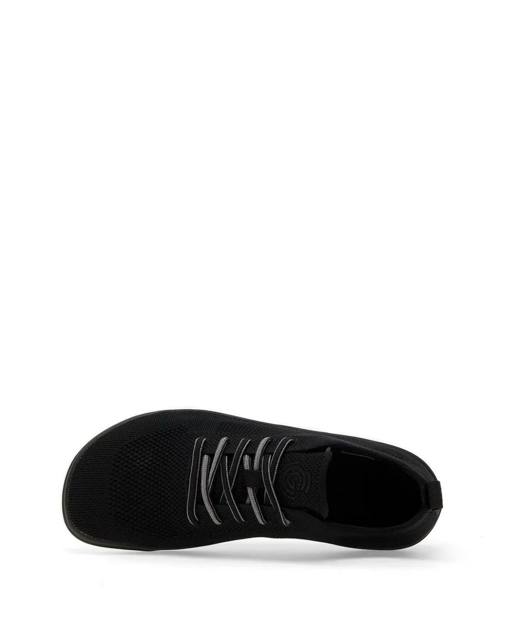 Groundies Black Mesh Lace-Up Sneakers for men