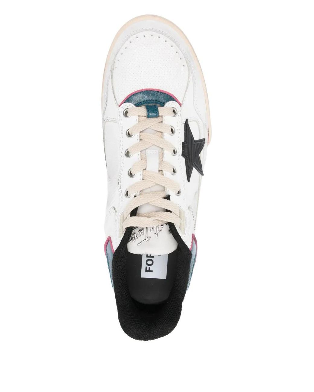 Golden Goose Deluxe Brand White Leather Sneakers With Star Detail for men