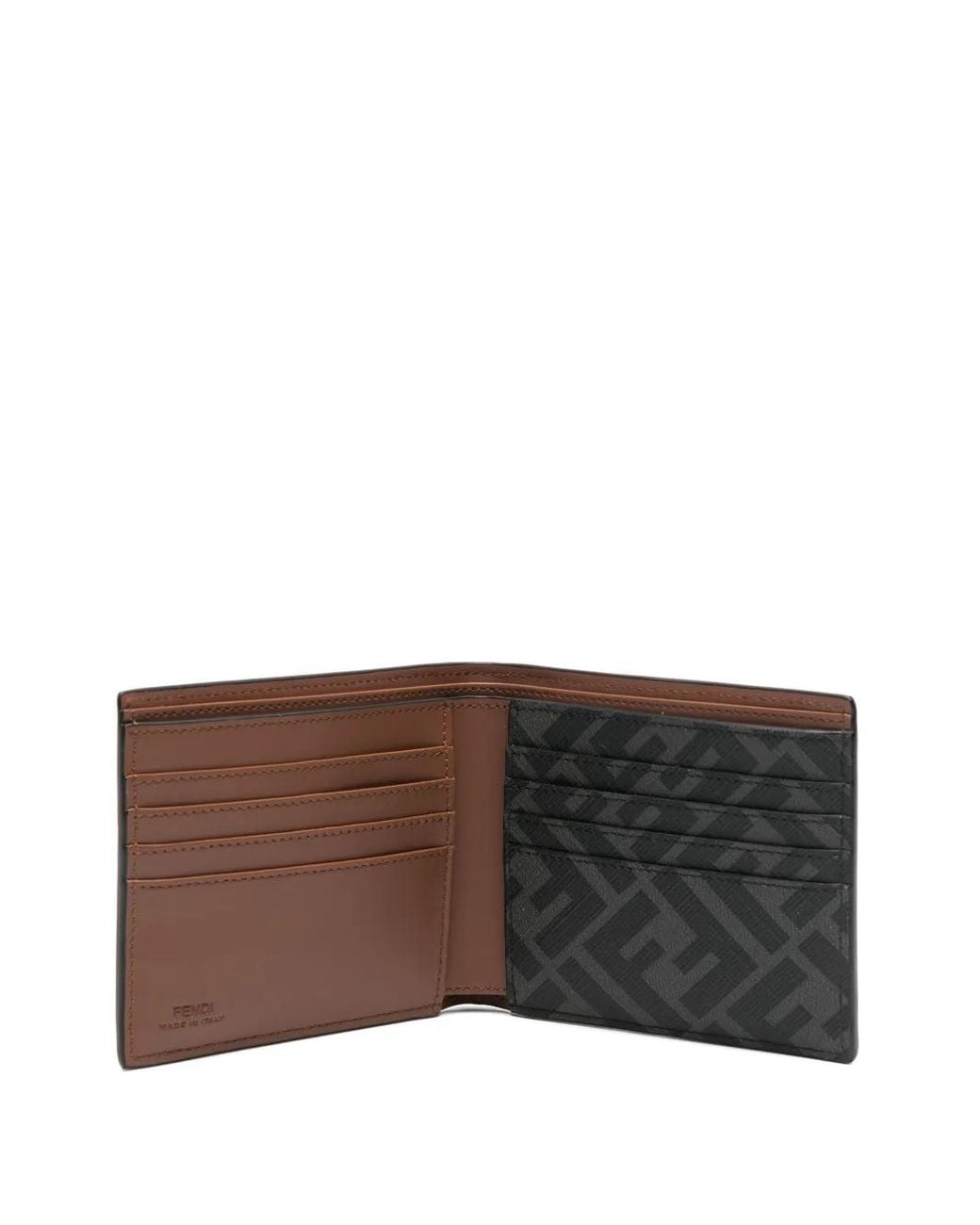 Fendi Brown Bi-Fold Wallet for men