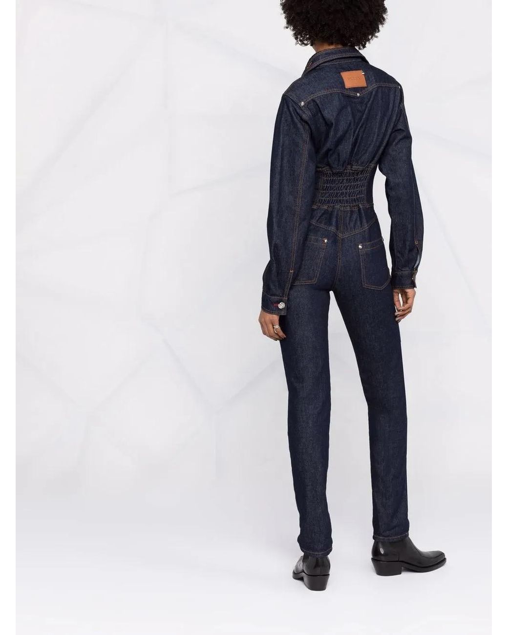 Tuta Intera Slim di Philipp Plein in Blue
