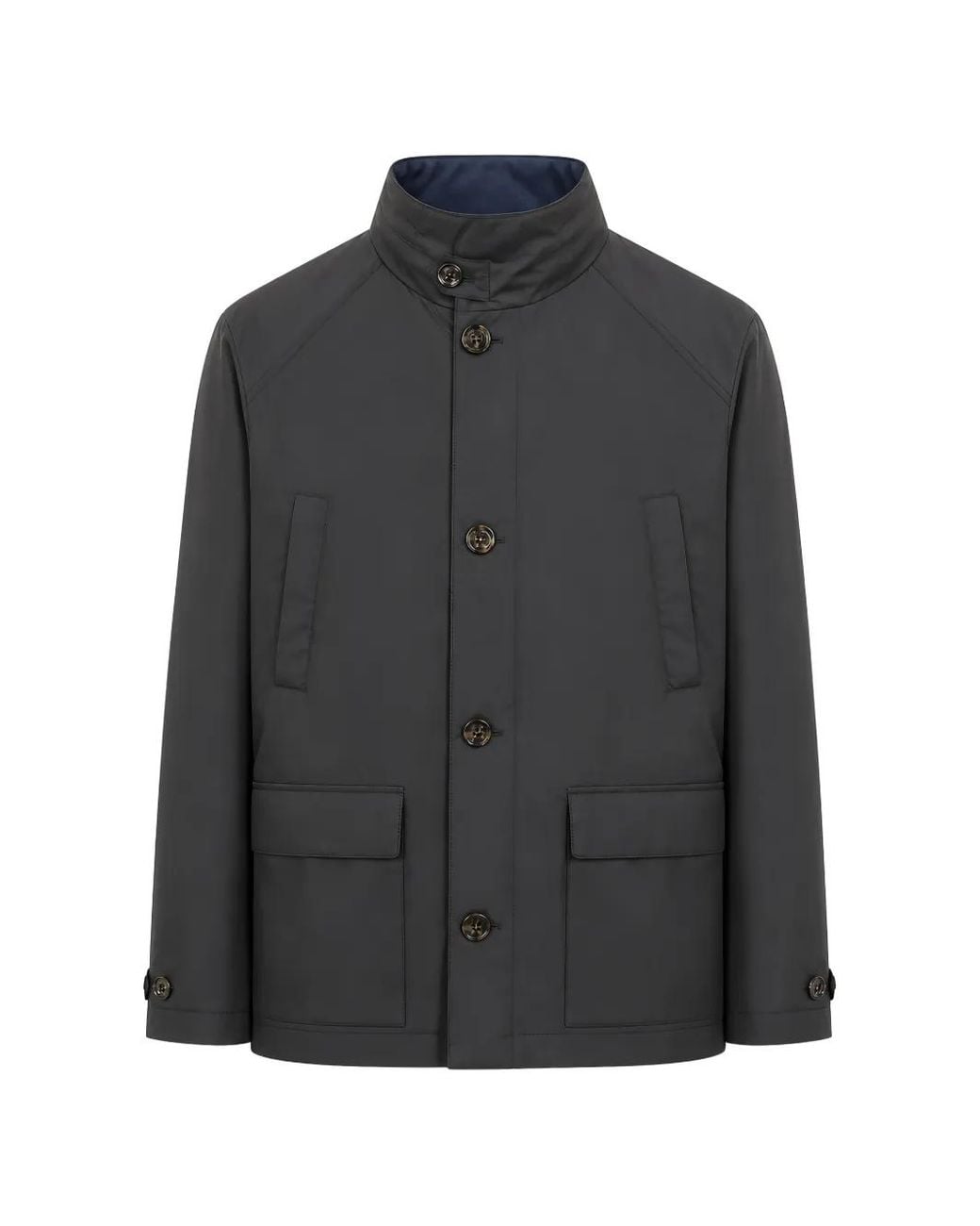 Tombolini Button-Up Jack in het Gray voor heren