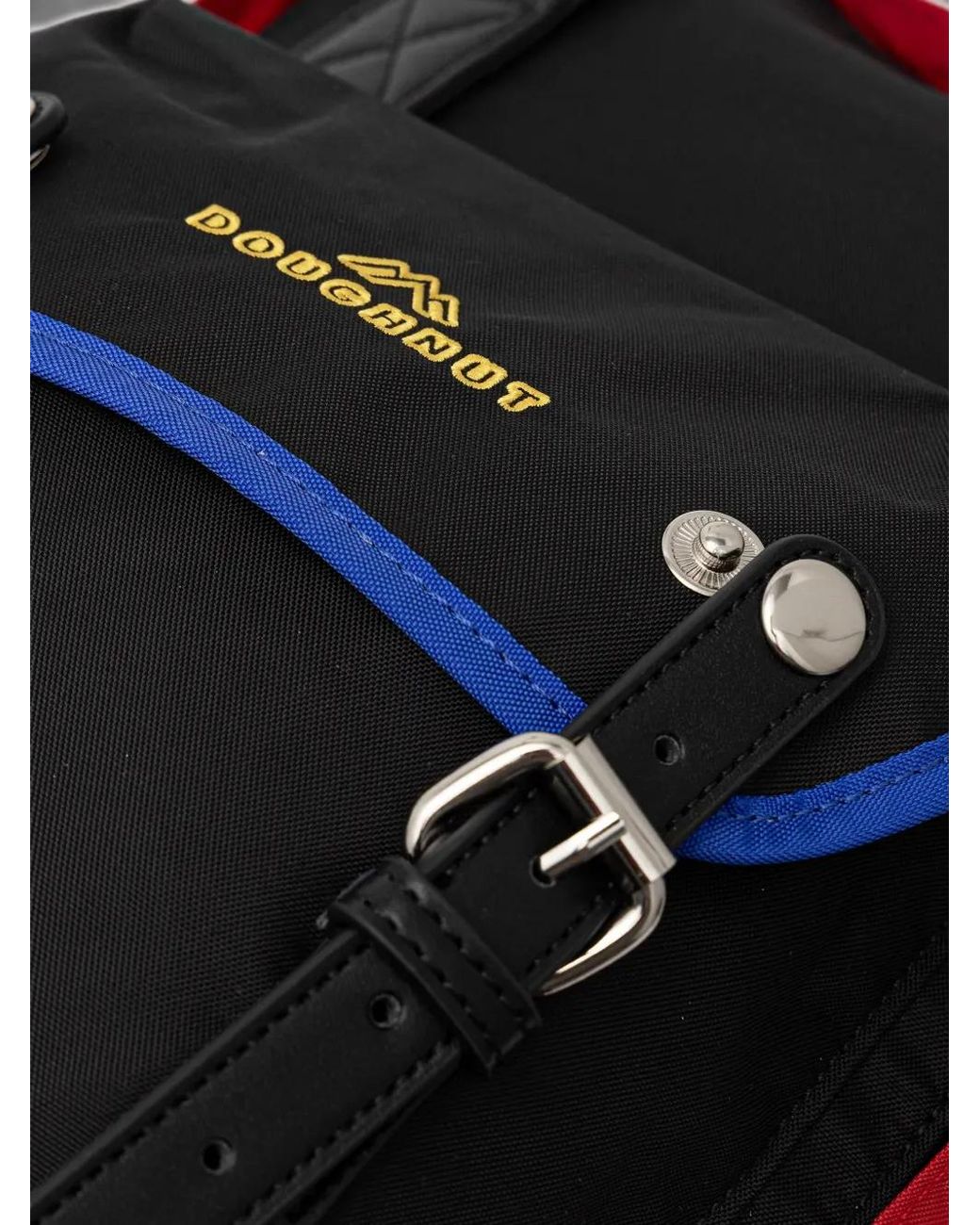 Doughnut Black Macaroon You-Niverse Logo-Embroidered Backpack