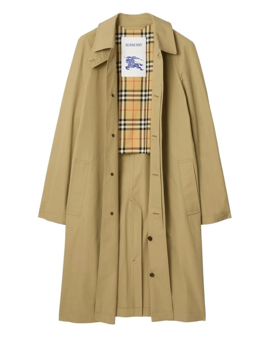 Burberry Natural Coats Cotton for men