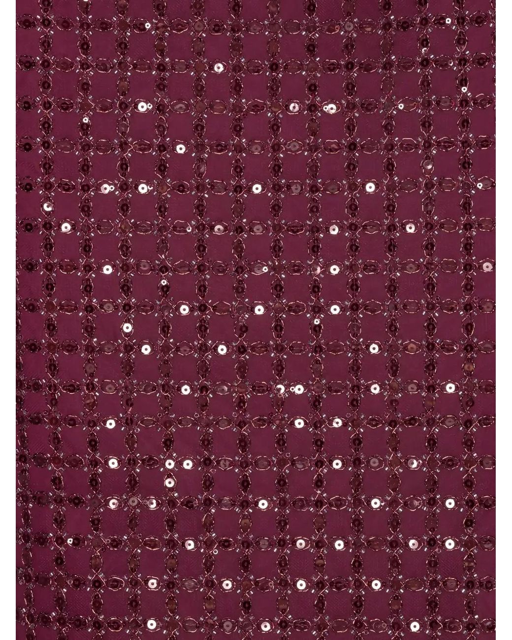 ROTATE BIRGER CHRISTENSEN Purple Beaded Maxi Dress