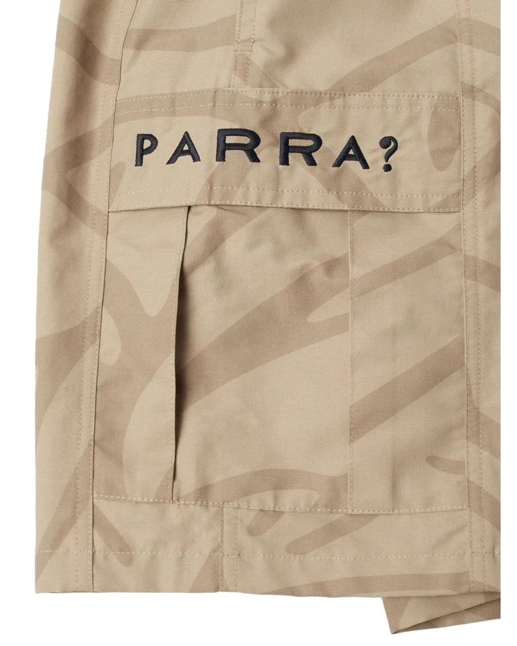 by Parra Natural A Forest Cargo Shorts for men