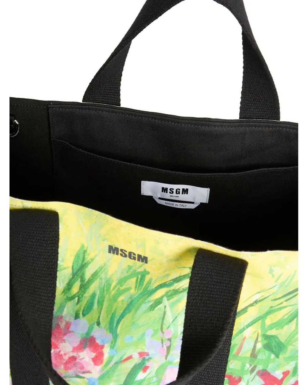 MSGM Shopper Met Print in het Green