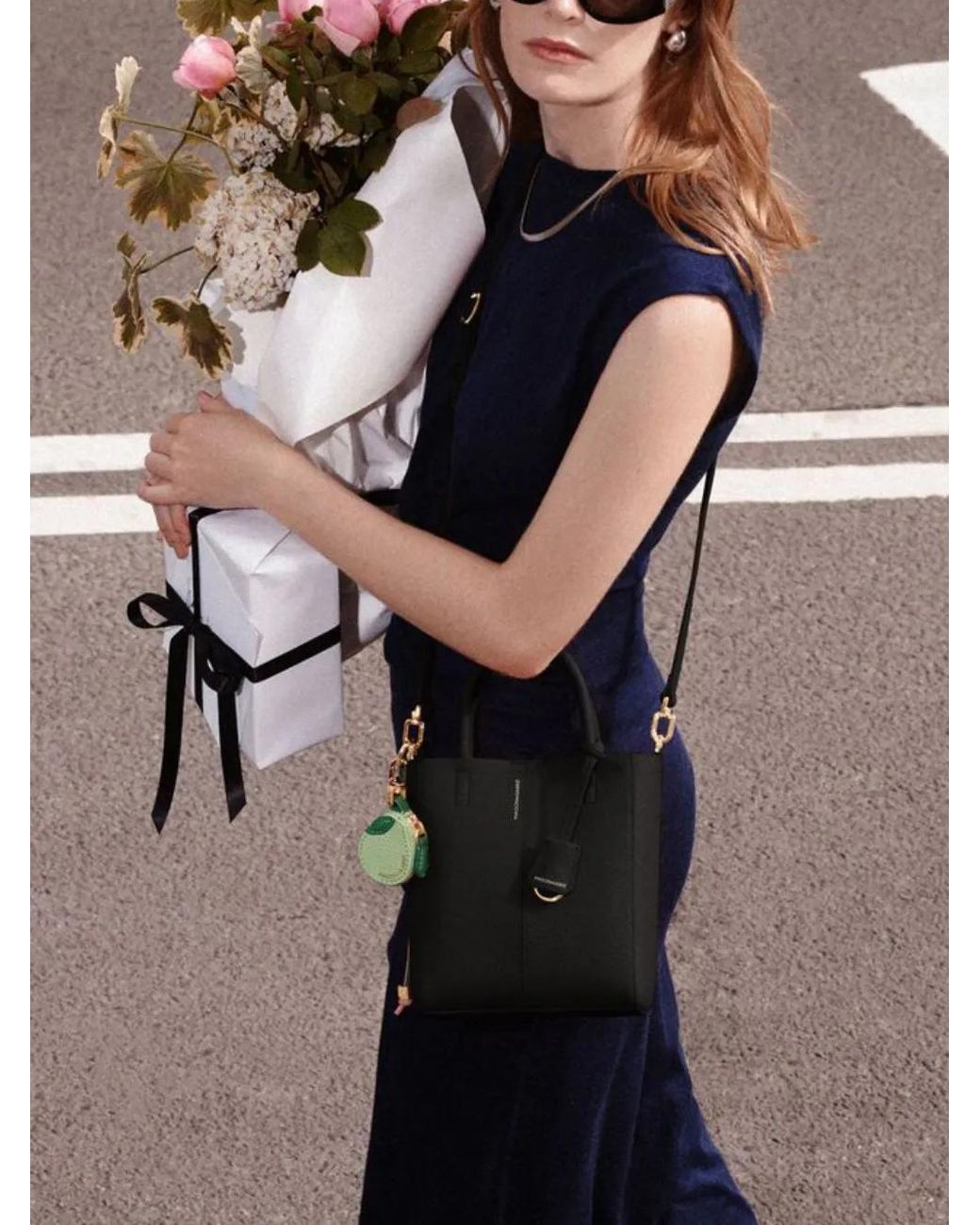 Borsa Tote Soft Mini di Maison De Sabre in Black
