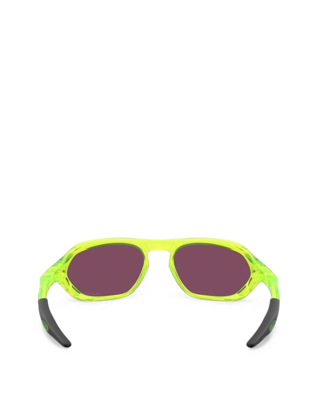 Oakley Green Cage Jacket Geometric-Frame Sunglasses