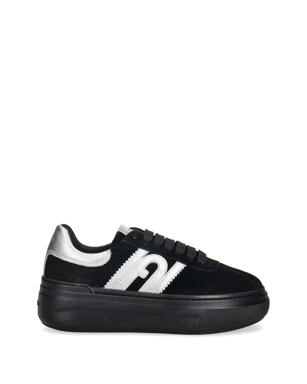 Furla Black Logo-Detail Sneakers