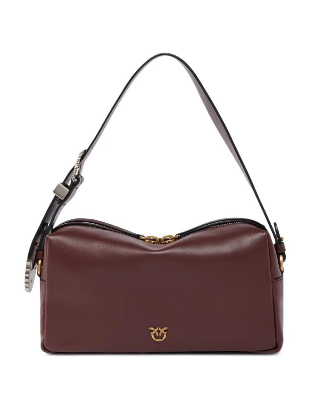 Pinko Purple Medium Crossbody Boston Bag